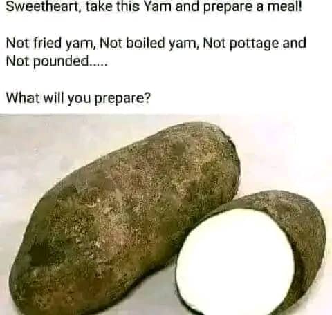 obikoyaemmanue1's tweet photo. What will you prepare? https://t.co/3UpnmZM6BN