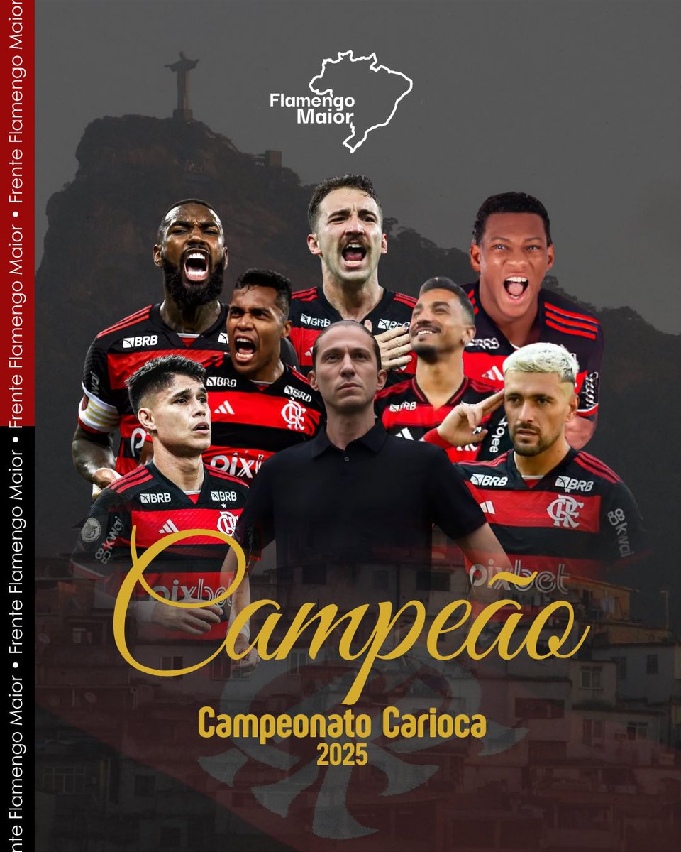O MAIOR DO RIO!

O Flamengo é, mais uma vez, CAMPEÃO CARIOCA!

Mais uma taça. Mais um motivo pra Nação comemorar!