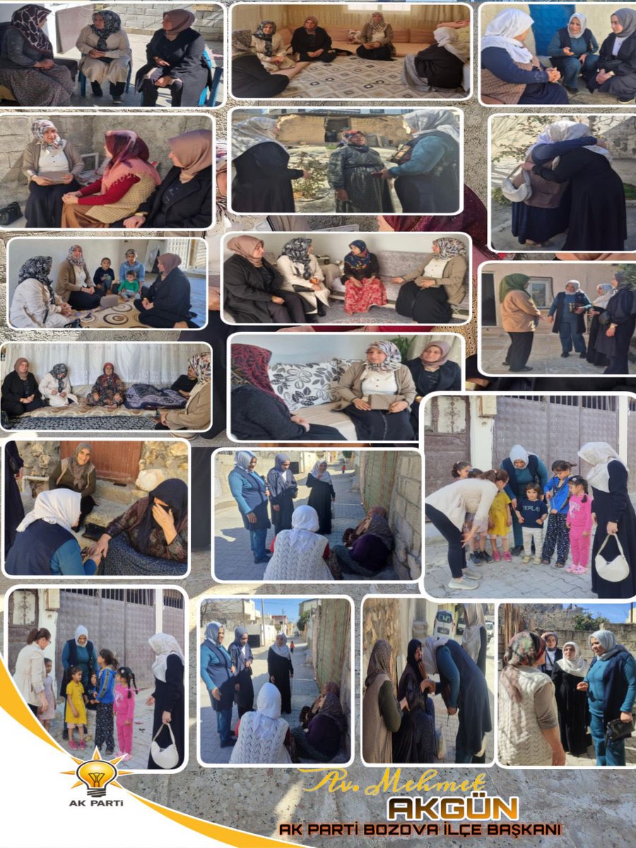 Gönül Kapılarını Aralıyoruz…

Ana Kademe ve Kadın kollarımız  ile çalınmadık kapı,sıkılmadık el,girilmedik gönül bırakmamaya kararlıyız…

Mahalle Mahalle,Sokak Sokak,Kapı Kapı dolaşarak Cumhurbaşkanımız Genel Başkanımız Sayın <a href="/RTErdogan/">Recep Tayyip Erdoğan</a> ın selamlarını iletmeye devam ediyoruz.