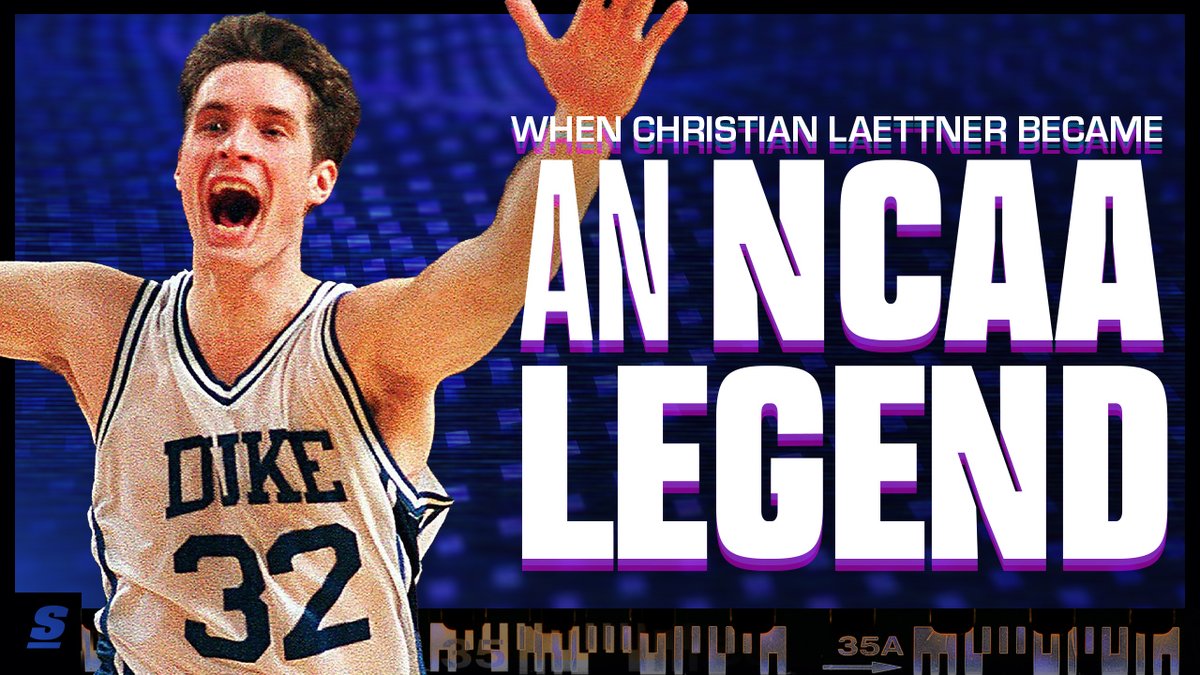 theScore's tweet image. Of all the historic moments that #MarchMadness has produced, none are as incredible as The Shot, Christian Laettner’s game-winning jumper in what may be the greatest game in tournament history. 😈 youtu.be/s-6PAUKhxNk