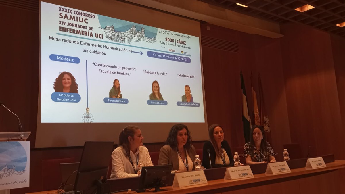 ucimacarena's tweet image. ¡Felicitamos a nuestra Jefa de Bloque de Enfermería María Dolores González @lolagoncar por su destacada labor en el Comité Organizador de las XIV Jornadas de Enfermería UCI de Andalucía! Su dedicación y liderazgo han sido esenciales para el éxito del evento #CongresoSamiuc2025