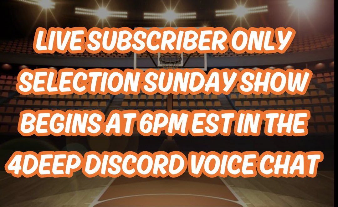 NOTIFICATION WILL BE SENT OUT IN CHAT