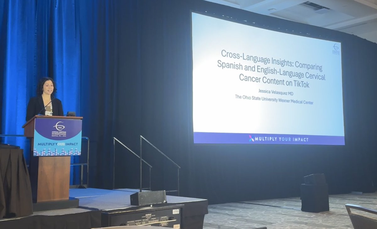 Danielle Glassman, MD (@daniglassman) on Twitter photo So proud of my cofellow Dr. Jess Velasquez on talking about disparities in social media content for cervical cancer patients at #Hashtag this 2.0 forum! #SGO2025 #SGOMtg <a href="/OSUCCC_James/">The James</a> <a href="/ShannonWestin/">Shannon Westin, MD, MPH, FASCO</a> <a href="/GreggNelsonERAS/">Gregg Nelson</a> So proud of my cofellow Dr. Jess Velasquez on talking about disparities in social media content for cervical cancer patients at #Hashtag this 2.0 forum! #SGO2025 #SGOMtg <a href="/OSUCCC_James/">The James</a> <a href="/ShannonWestin/">Shannon Westin, MD, MPH, FASCO</a> <a href="/GreggNelsonERAS/">Gregg Nelson</a>
