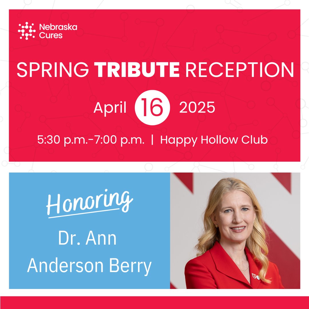 Nebraska Cures (@nebraskacures) on Twitter photo In addition to recognizing Dr. Jeffrey Gold with our Life Saver Award, we are excited to share that we will also be celebrating Dr. <a href="/aandersonberry/">Ann Anderson Berry, MD, PhD</a> as our Woman in Science at our Spring Tribute Reception. Get your tickets today to join us April 16!
nebraskacures.com/event/spring-t⦠In addition to recognizing Dr. Jeffrey Gold with our Life Saver Award, we are excited to share that we will also be celebrating Dr. <a href="/aandersonberry/">Ann Anderson Berry, MD, PhD</a> as our Woman in Science at our Spring Tribute Reception. Get your tickets today to join us April 16!
nebraskacures.com/event/spring-tā¦