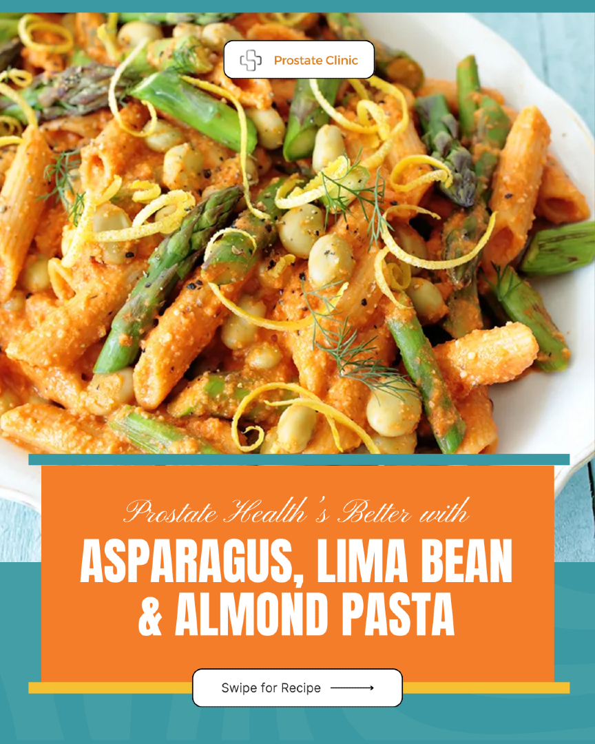 ProstateClinics's tweet photo. Asparagus, Lima bean, and Almond Pasta Recipe !! https://t.co/M9kcN9Nnft