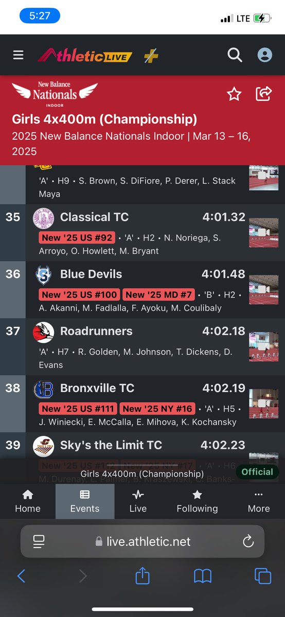 Bronxville XCTF tweet media