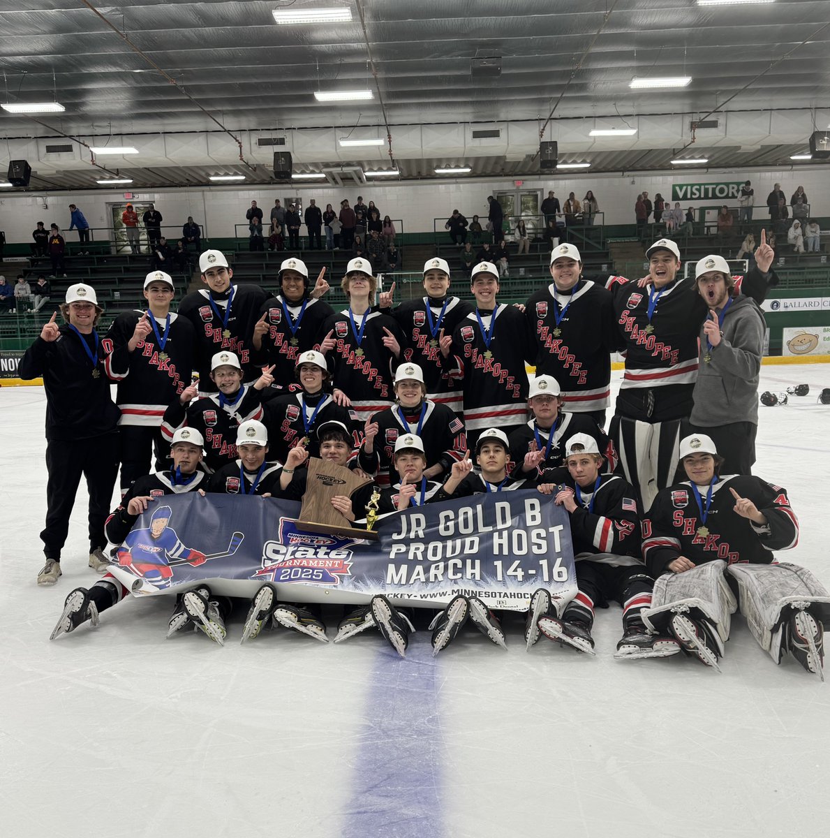 Congratulations to Shakopee Red for winning the Junior Gold B State Tournament!