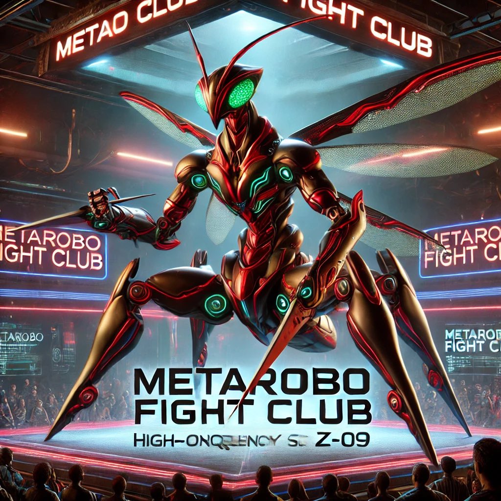 MetaroboFC's tweet image. MetaRobo Fight Club Daily Update: The MetaRobo Fight Club is buzzing—limited edition drops, special community rewards, and live chat sessions
#TechTussle #CyberStrike #RoboRevolution #NextGenCombat #VirtualCombat #MechaMelee #CyberArena