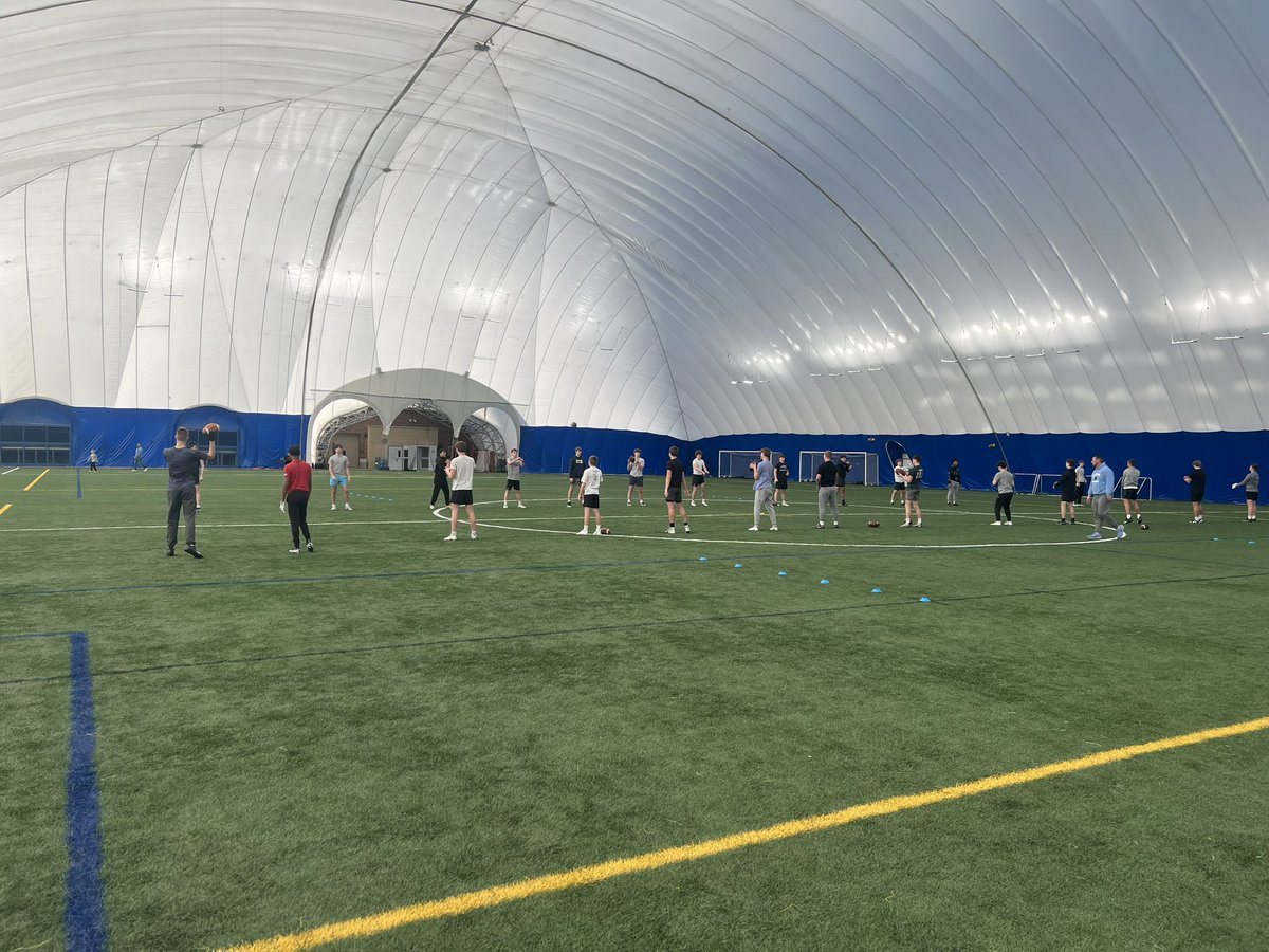 Elite QB Camp at the Rec Plex Dome on the campus of UW-Oshkosh!

Several of WI’s finest signal callers in attendance.