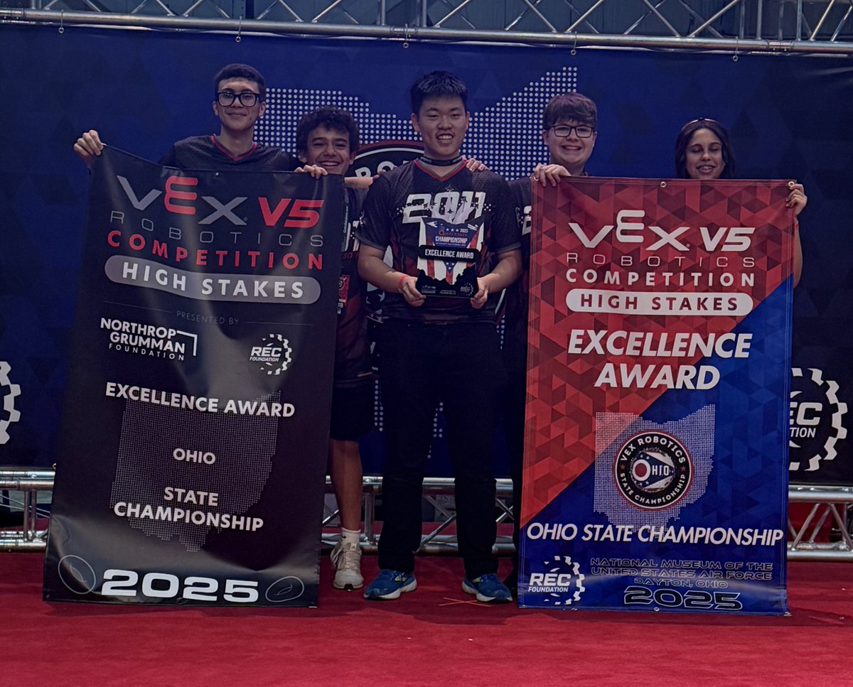 BBHHS 2011 Robotics (@bbhhsrobotics) on Twitter photo 2011B wins the Ohio State Excellence award as the best overall top team at the Ohio state championships. <a href="/bbhcsd/">BBH Schools</a> <a href="/BBheathertom/">Heather Tom</a> <a href="/VEXRobotics/">VEX Robotics</a> <a href="/REC_Foundation/">REC Foundation</a> 2011B wins the Ohio State Excellence award as the best overall top team at the Ohio state championships. <a href="/bbhcsd/">BBH Schools</a> <a href="/BBheathertom/">Heather Tom</a> <a href="/VEXRobotics/">VEX Robotics</a> <a href="/REC_Foundation/">REC Foundation</a>
