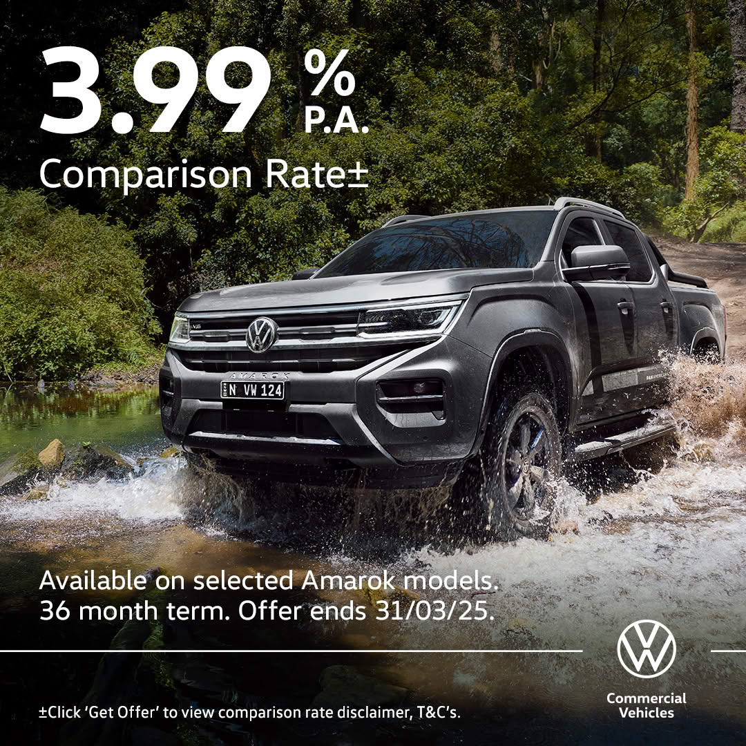 Gerald_Slaven's tweet photo. Be free to conquer all roads in the #Volkswagen #Amarok Pan Americana now with a 3.99% p.a. comparison rate±
Available on selected Amarok models. 36 month term. Ends 31/03/2025. Talk to the team at #geraldslavenvw today!!! https://t.co/gxQQNWH7qo
