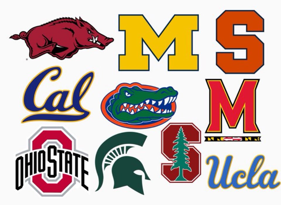 The ONLY schools with both a Football and Men’s Basketball National Championship!

*FBS football