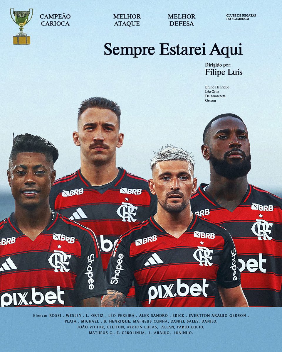 Flamengo's tweet photo. A emoção de ser campeão e ser #ReidoRio fez o estagi errar 😅

Quem nunca, né Nação? https://t.co/1oisBayUTo
