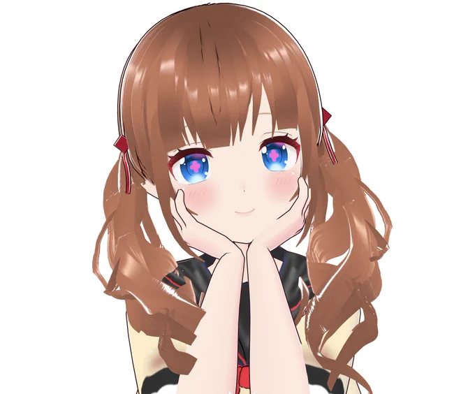 しあわせたくさん つたえるね #VRoid 