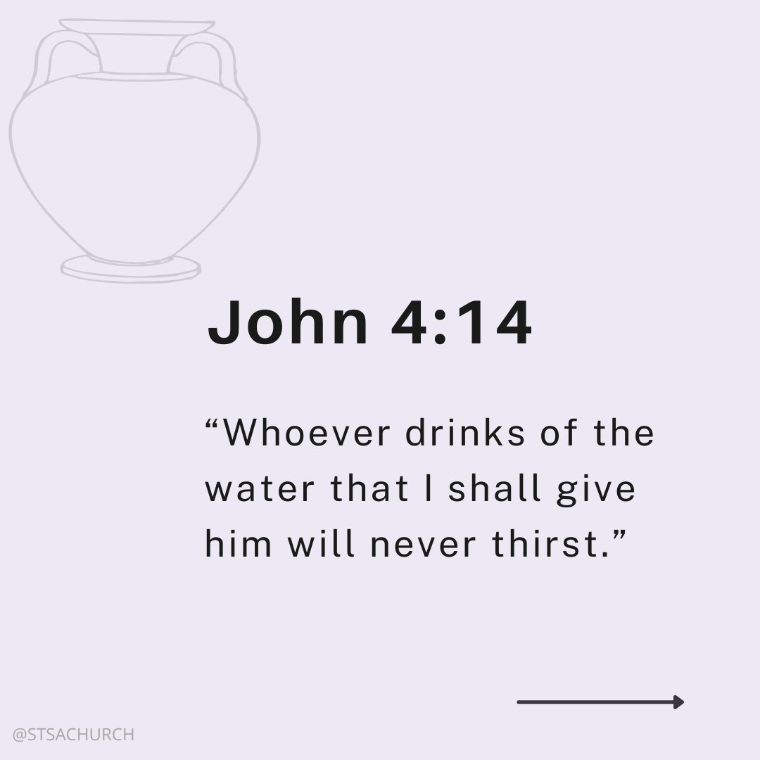 STSAChurch's tweet photo. Our imperfections don't define us. God is love; He is waiting for us with open arms. The Samaritan Woman left her waterpot behind to follow Christ, what do we need to leave behind? As we enter week 4 of Holy Lent, take time to reflect on what is your waterpot. #stsachurch #lent https://t.co/j3nPdNlNt3