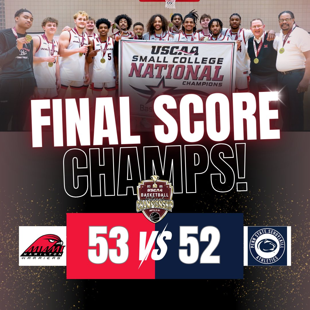 ICYMI: Just 24 hours ago the Miami Hamilton Harriers took home the final of four National Championships at The Flick in Buffalo, New York.