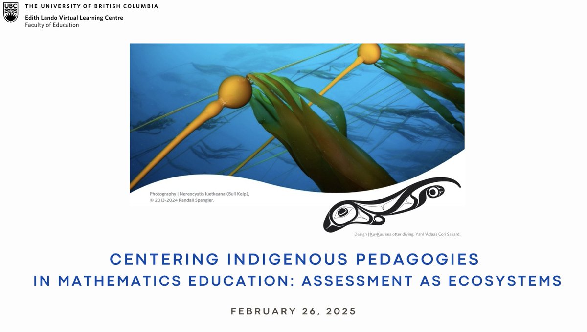 📽️The recording of the second session of Centering Indigenous Pedagogies in Mathematics Education: Assessment as Ecosystems is now available. Don't miss out on the conversation led by leading scholars and classroom educators. 
mvnt.us/m2435815 
 #IndigenousEducation #BCEd