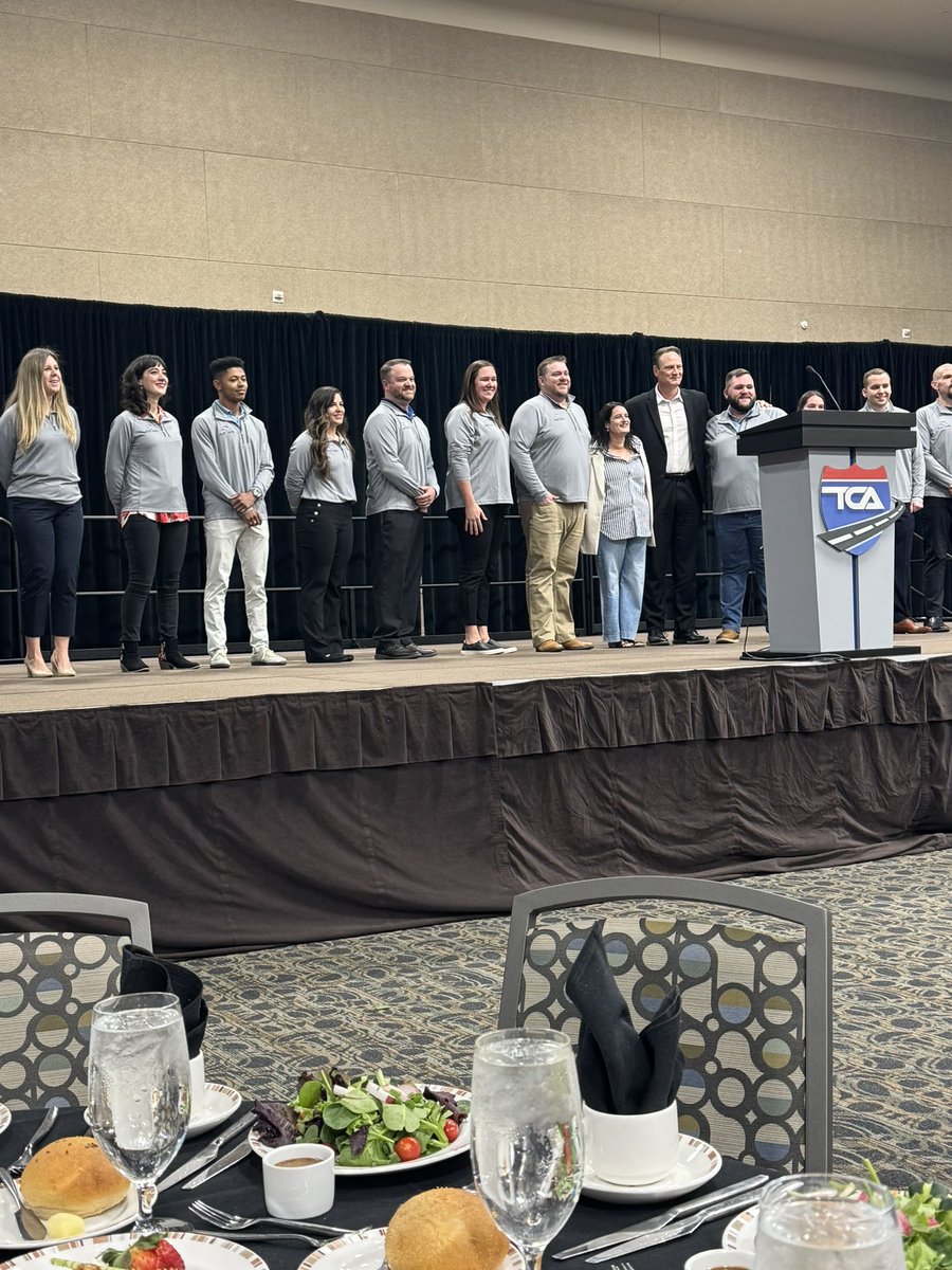 Our Vice President, Matt Richardson was introduced this morning <a href="/TCANews/">Truckload Carriers Association</a> #TCA2025 annual conference as one of those selected to be part of the 2025 Elevate program. Matt was one of 15 selected (only 2 Canadians) out of many quality nominations.