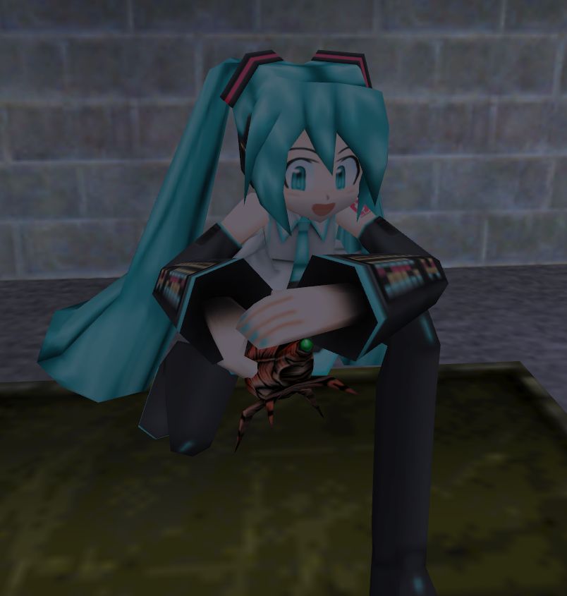 And yes. you can play as her. (downloads in replies)