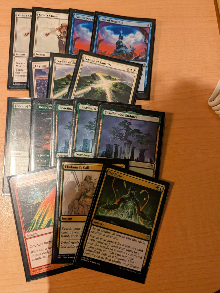 CreativeBurns's tweet photo. Have mainly used this account for work recently but thought I'd take a break after such a great weekend in Utrecht

11-4 with neobrand after an 0-3 start!

Shout out to @BenJonesMTG for the sick weekend and @AliEldrazi for lending me cards cross-continentally

#spotlightmodern https://t.co/T2dNIeRaqm