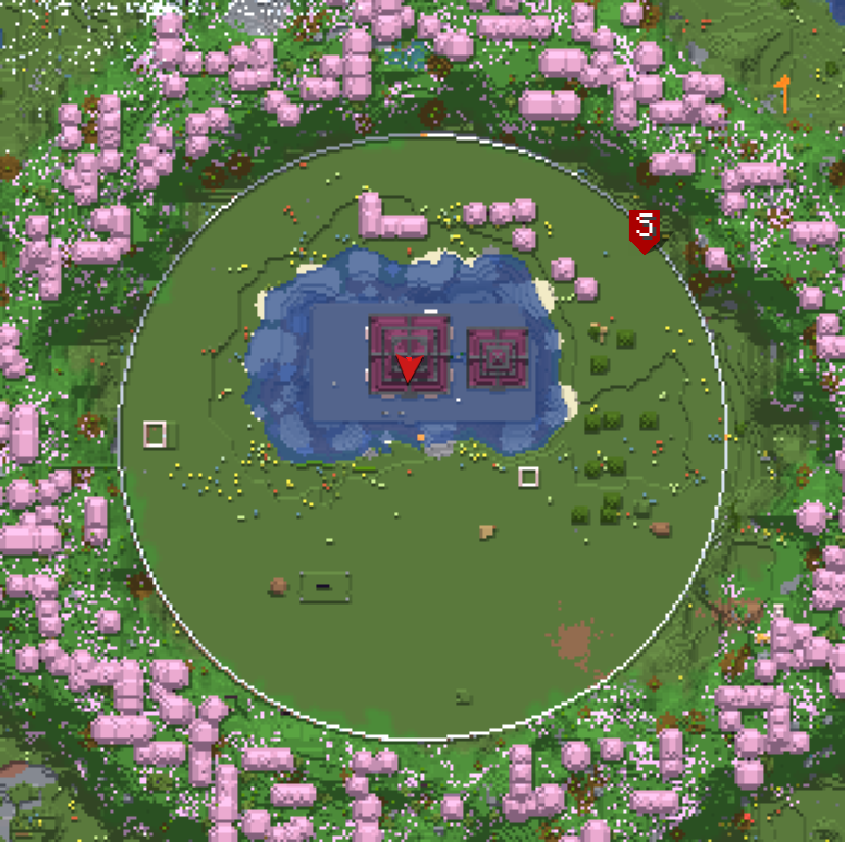 MavenLunar's tweet image. Progress time! Removed the last chunk of stone. Replaced every stone block on the ground with grass. Build another circle at 125 height and started filling in on that layer.

#minecraft #betterminecraft #minecraftproject #mcproject