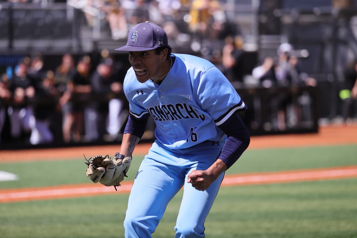 The man <a href="/blakemorgan_/">Blake Morgan</a> throws a gem, going 7 innings, striking out 6 and only allowing one earned. Big day from the lefty as he continues to put together a fantastic season for <a href="/ODUBaseball/">Old Dominion Baseball</a> 📸 by @cbwilkinsODU