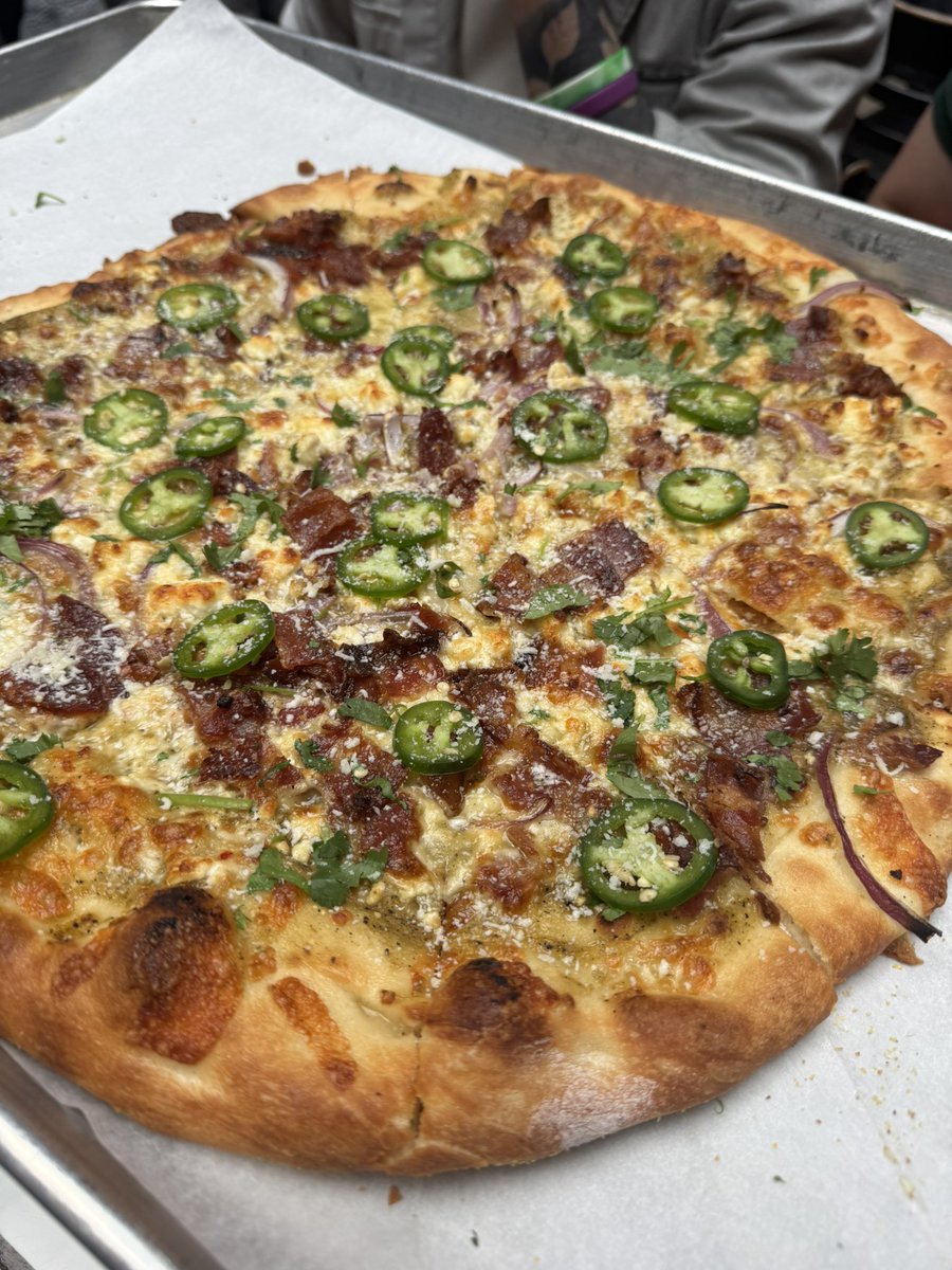Piece (@piecechicago) on Twitter photo Chef Rick Bayless’s Bayless Family Pizza starts with Frontera Grill’s roasted tomatillo sauce, topped w/pepperjack, bacon, red onion, goat cheese, and finished with cilantro, jalapeño, & Pecorino. $70 for every pizza sold goes to <a href="/PAWSChicago/">PAWSChicago</a>. Available vegetarian. Get in here! Chef Rick Bayless’s Bayless Family Pizza starts with Frontera Grill’s roasted tomatillo sauce, topped w/pepperjack, bacon, red onion, goat cheese, and finished with cilantro, jalapeño, & Pecorino. $70 for every pizza sold goes to <a href="/PAWSChicago/">PAWSChicago</a>. Available vegetarian. Get in here!
