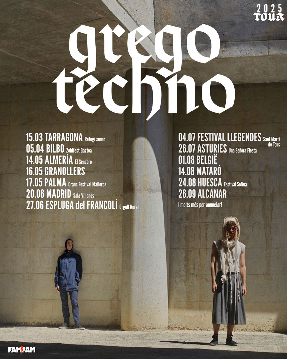 La nostra primera gira 🫨 on no podem faltar?
Our first tour 🫨 where we cannot miss?
Nuestra primera gira 🫨 ¿Donde no podemos faltar?