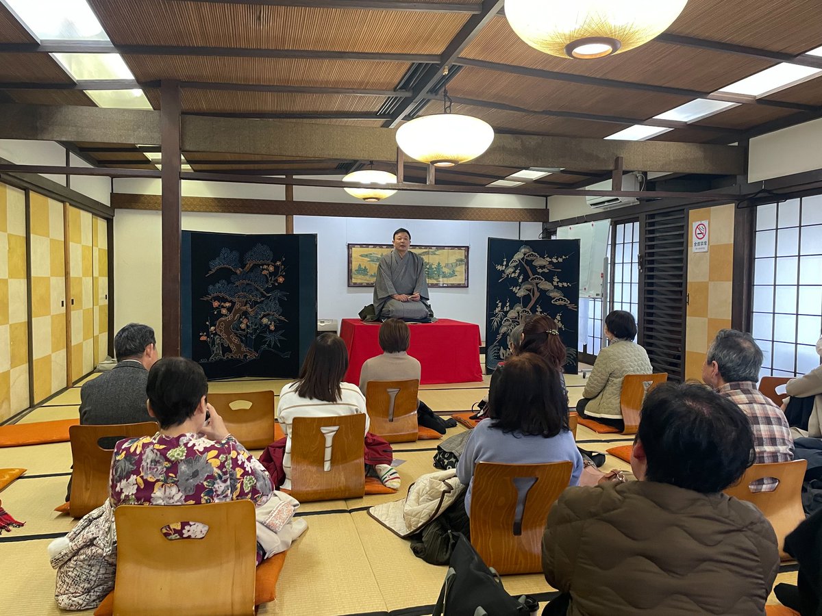 「【佐賀 松川屋】2025 03 16笑福亭風喬 落語会。佐賀市 松川屋で開催され」|いわみせいじのイラスト