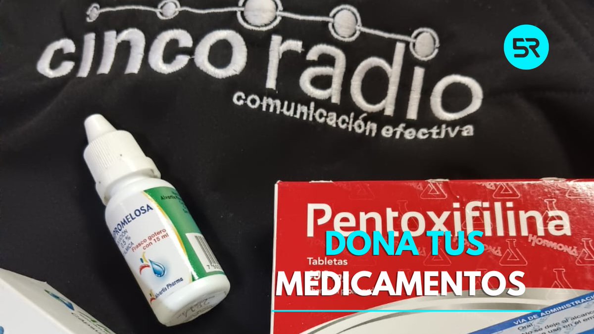laredcincoradio's tweet photo. 💊|| ¡Tu ayuda puede cambiar una vida! Donación de medicamentos en Cinco Radio #Medicamentos #Donación #CincoRadio 
Nota completa aquí ... https://t.co/NwnrYQcphA https://t.co/ocFLjxWalA