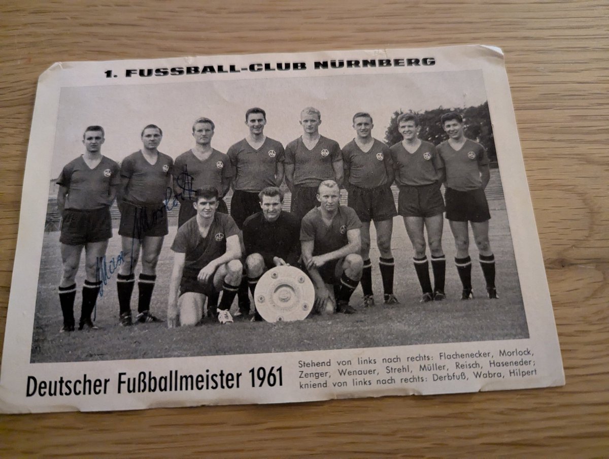 Samstag überraschend bei Opa's Vermächtnis gefunden und Sonntag Derbysieger #fcn