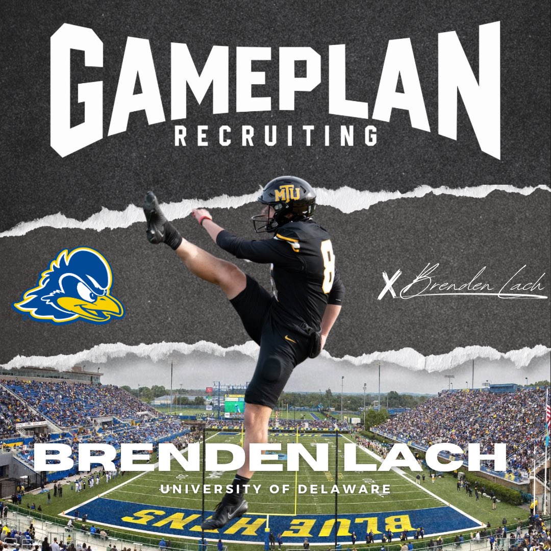COMMITTED! 🔥🔥🔥

<a href="/LachBrenden/">Brenden Lach</a> 
<a href="/Delaware_FB/">Delaware Football</a> 

#GamePlanRecruiting