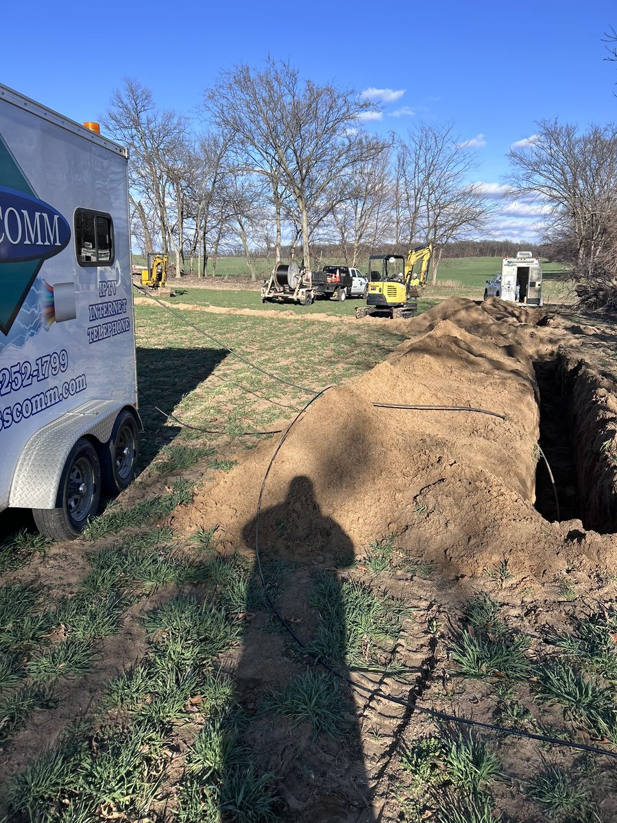 Crews are working to splice the repairs. It will be roughly 2 hours before services fully come back up.