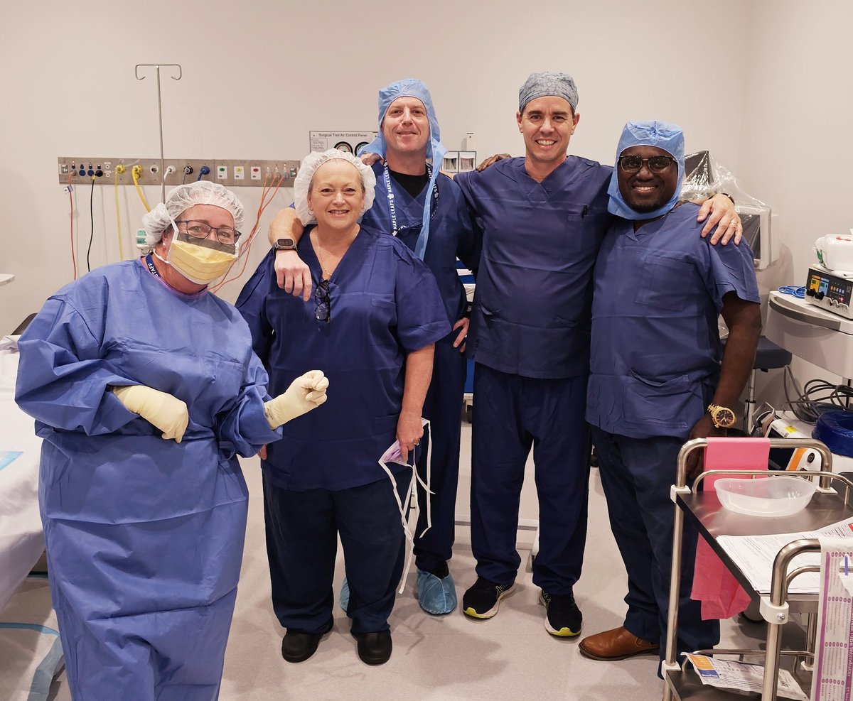 Our inaugural list at Gosford Day hospital was a complete success, thanks to the excellent facilities and experienced service by the team at Spring Medical. Well done Gabriel, Laurel and your team!