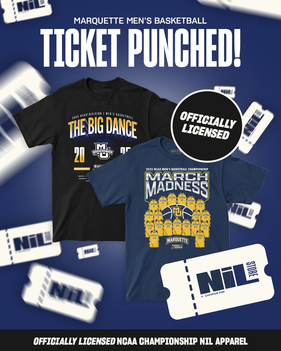 Time to Dance!!

Shop officially licensed NCAA Championship apparel that benefits the athletes!

➡️ nil.store/nil/exclusives…