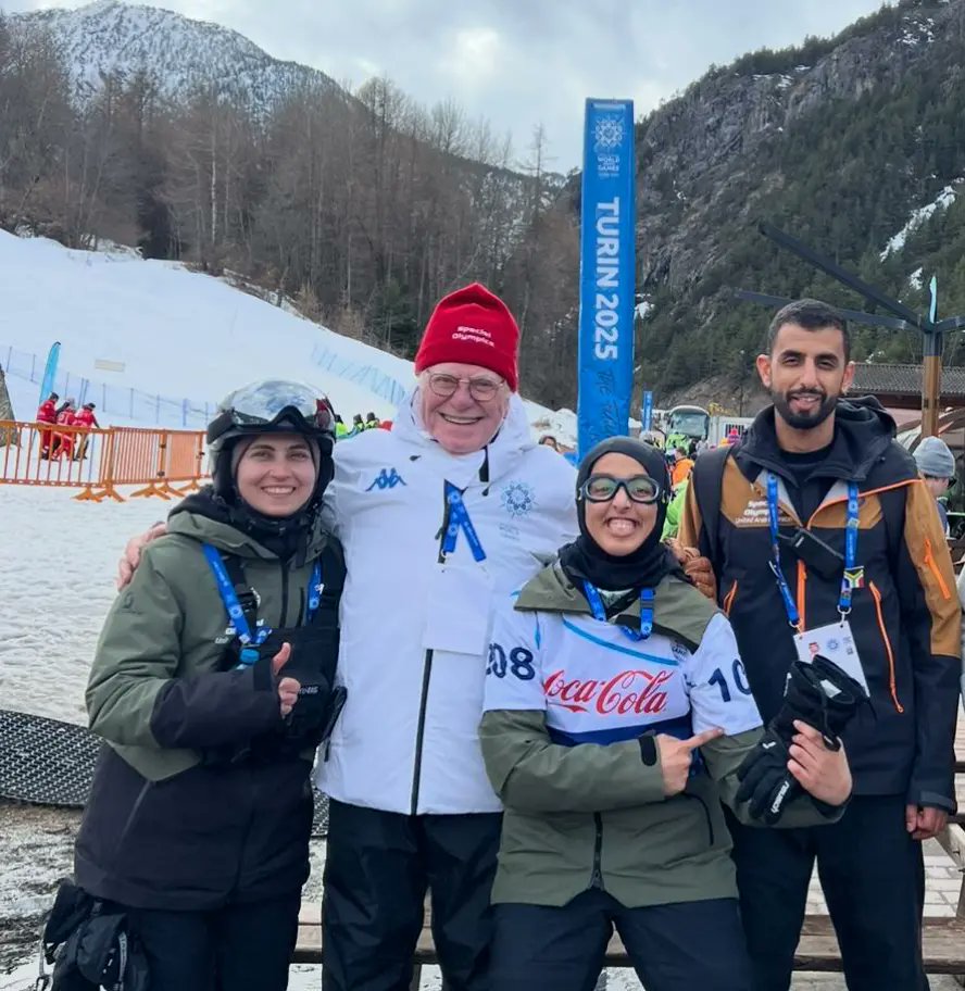 مع فريق دولة الإمارات العربية المتحدة تورينو إيطاليا ٢٠٢٥ 🏂

With the UAE team Turin Italy 2025 💠