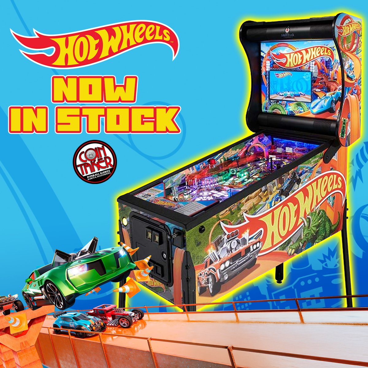 CoinTaker's tweet image. Start your engines and get ready for one of the hottest games out there! 🏁

Hot Wheels is back in stock and ready for immediate shipping!

Visit cointaker.com/products/hot-w… for more information.