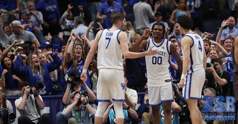 Nick Roush (@roushksr) on Twitter photo Kentucky is going to end Tennessee’s season in the Sweet 16 and it’s going to be glorious. 
on3.com/teams/kentucky… Kentucky is going to end Tennessee’s season in the Sweet 16 and it’s going to be glorious. 
on3.com/teams/kentucky…