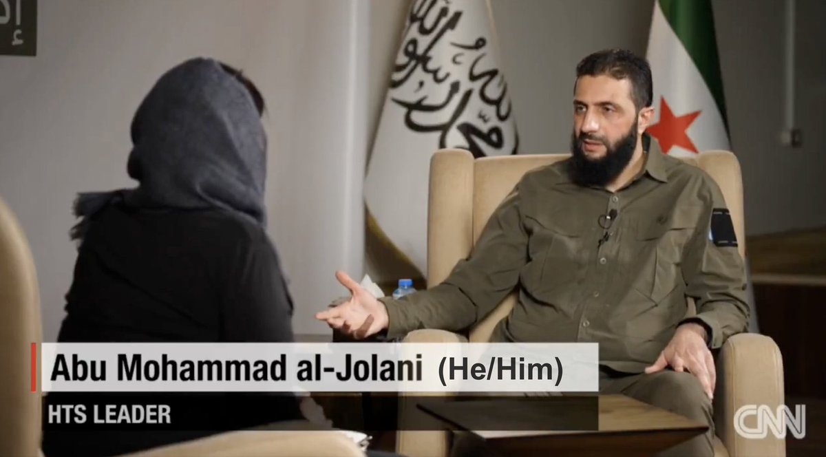 SprinterPress's tweet photo. Al-Julani gave a press interview to the Israeli newspaper Yedioth Ahronoth!
Syrian journalist Omar Al-Hariri, close to the Al-Julani regime, said: "We want peace, we are exhausted by wars." He says: "Even if we had intentions of waging war, it would be against Iraq or Hezbollah, not against Israel !"