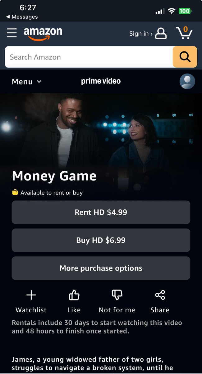 My friend <a href="/ChrisGalizio/">迷药</a>’s award-winning film “Money Game” is now available on Amazon Prime Video - I’m told there are some FFTT influences in it, so I am excited to watch it…check it out! 👇