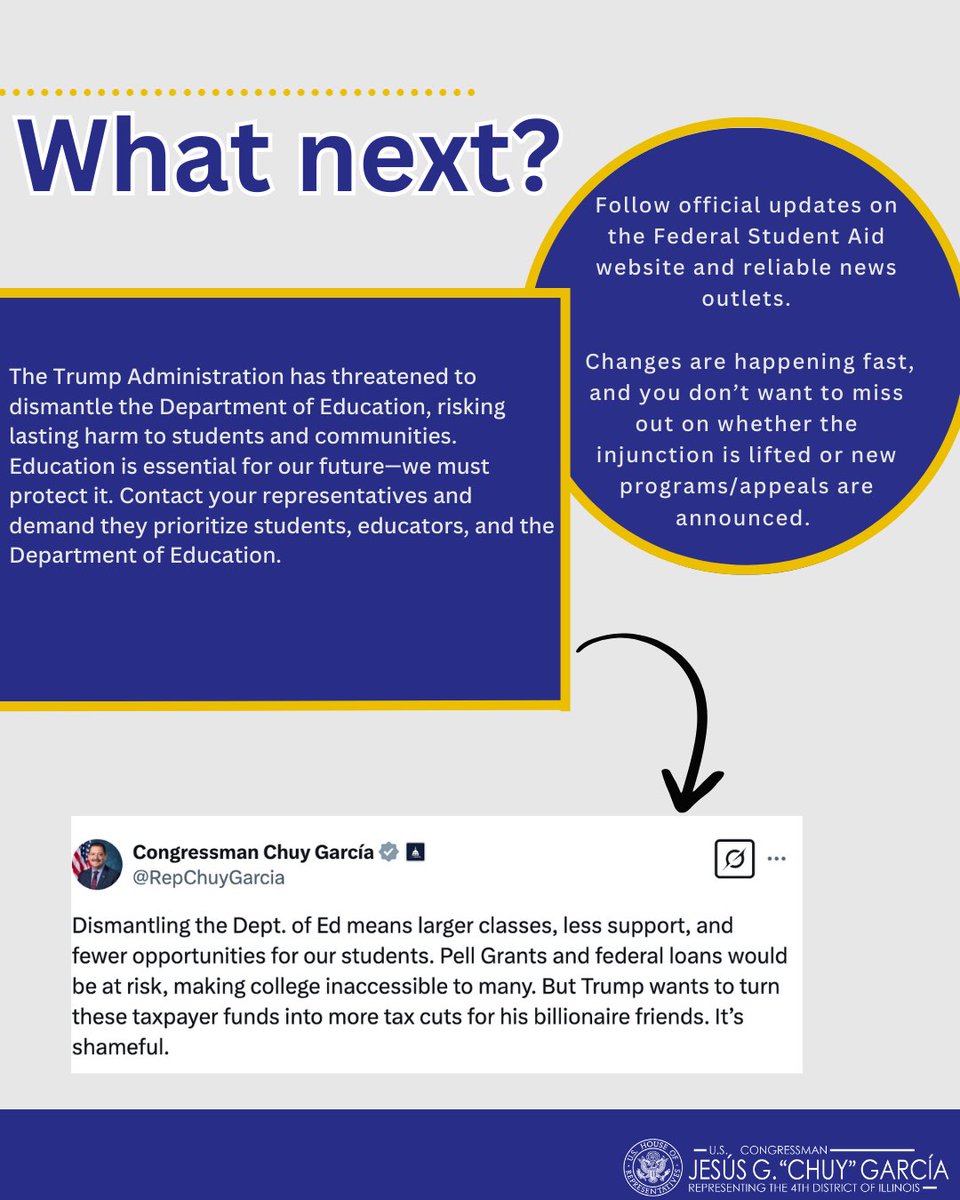 Are you a student loan borrower impacted by Trump’s executive order or concerned about potential changes to the Department of Education’s policies? Stay informed and prepared–here’s what you need to know.