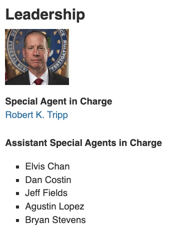 Elvis Chan told social media companies to censor <a href="/mirandadevine/">Miranda Devine</a>'s story about Hunter Biden's laptop. He is still an Assistant Special Agent in Charge for <a href="/FBISanFrancisco/">FBI SanFrancisco</a>.