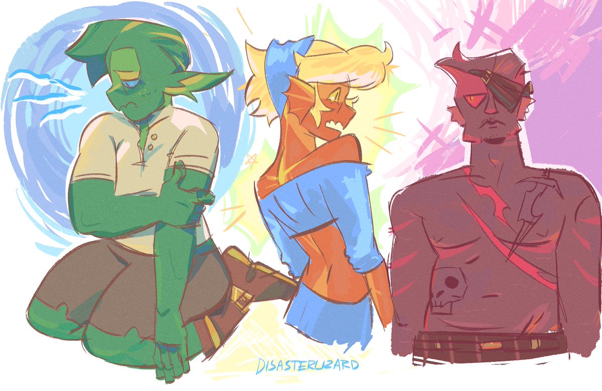 trying out different brushes