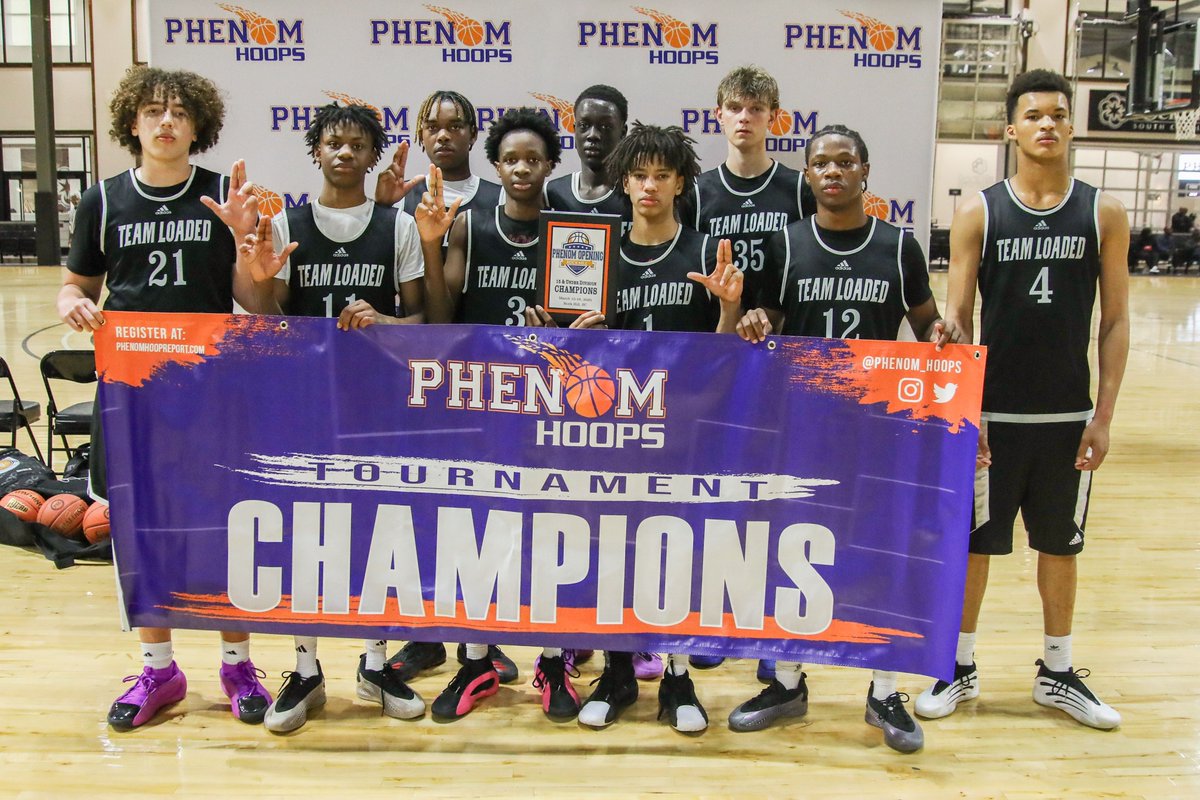 Congrats to Team Loaded 252 for winning the 15u Division here at the #PhenomOpening