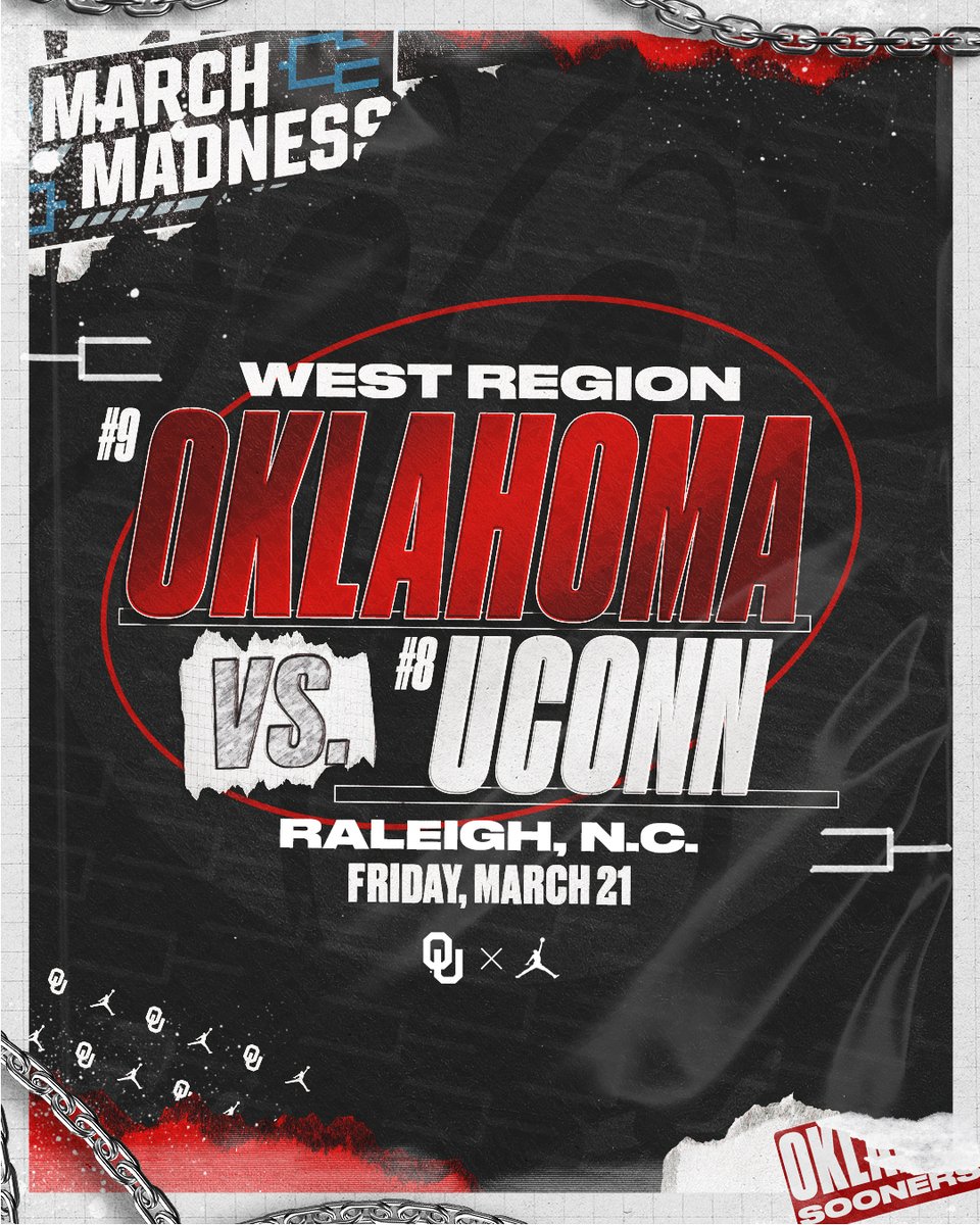 Big dance begins in 📍 Raleigh

#BoomerSooner☝️