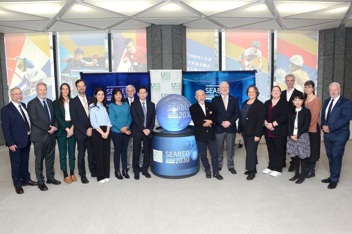 [Ocean] I will be sharing several photos related to last week's World Ocean Summit. First, with the members of <a href="/seabed2030/">Seabed 2030</a>.