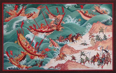 viagempassado's tweet photo. O MILAGRE DO KAMIKAZE: O TUFÃO QUE SALVOU O JAPÃO DOS MONGÓIS

Em 1281, o Japão estava à beira da destruição. O poderoso império de Kublai Khan, neto de Gengis Khan, havia reunido uma frota colossal de 4 mil navios e 140 mil homens para conquistar a ilha. Era a segunda tentativa mongol—e, desta vez, parecia impossível resistir.

O regente japonês, Hōjō Tokimune, sabia que as forças do arquipélago eram insignificantes diante do exército mongol, que já havia devastado grande parte da Ásia e da Europa. Com poucos recursos, restava apenas um último recurso: a fé. Em fevereiro de 1280, o imperador ordenou que todos os templos e santuários do Japão realizassem orações para proteger a nação.

Os mongóis desembarcaram em Kyushu, no sul do Japão, e enfrentaram feroz resistência dos samurais, guerreiros preparados para lutar até a morte. Por dois meses, os japoneses impediram o avanço inimigo, mas a pressão era imensa. O fim parecia inevitável.

Até que o milagre aconteceu.

No dia 15 de agosto de 1281, um tufão colossal arrasou a frota mongol, destruindo milhares de navios e matando incontáveis soldados. O que restou foi dizimado pelos japoneses. Kublai Khan nunca mais tentou invadir o Japão.

Os japoneses acreditaram que o tufão foi um presente dos deuses e o chamaram de "kamikaze"—o vento divino. A história se tornou um símbolo da proteção espiritual do Japão.

O milagre do kamikaze foi um marco na identidade japonesa. Ele fortaleceu a cultura samurai, impulsionou o budismo zen e reforçou a ideia de que o Japão era uma nação única e invencível.

Já conhecia essa história?

Curtiu? Deixe seu like e siga @viagempassado