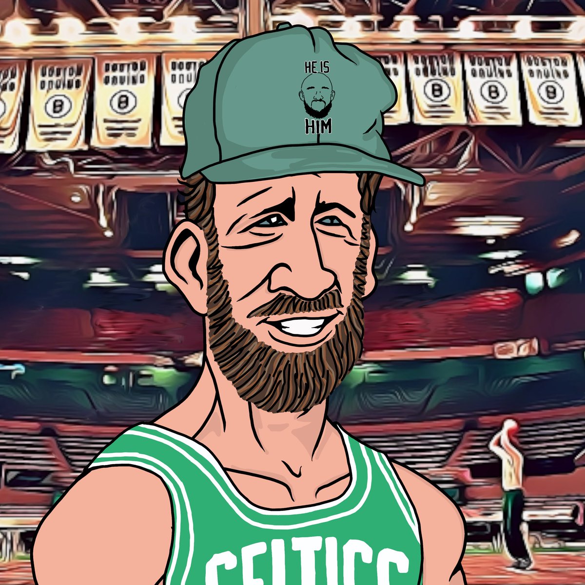 DAVEveryman's tweet image. Ready for Banner 19!
#heishim 
@celtics @stoolpresidente @BarstoolBigCat