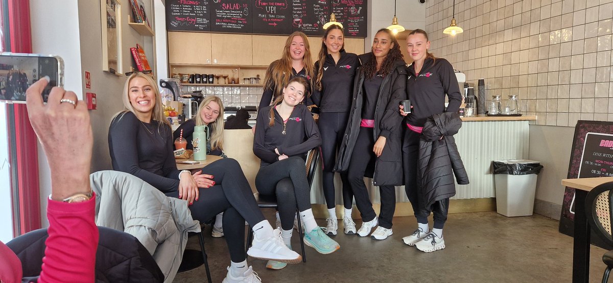 coach1lb's tweet photo. Win #4 on the board , it was not pretty but this amazing team was #determind #focused #clinical under emense pressure as we took the win in extra time 51-49 @NFNetball . 1st game in an arena curtain raiser . @Pulse_Netball @PulsePathway Ty🥰 @RSfairclough 💪🏾 https://t.co/kI8eMUAZY4