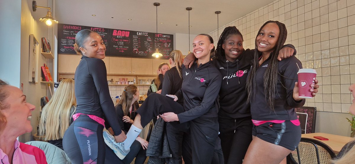 coach1lb's tweet photo. Win #4 on the board , it was not pretty but this amazing team was #determind #focused #clinical under emense pressure as we took the win in extra time 51-49 @NFNetball . 1st game in an arena curtain raiser . @Pulse_Netball @PulsePathway Ty🥰 @RSfairclough 💪🏾 https://t.co/kI8eMUAZY4